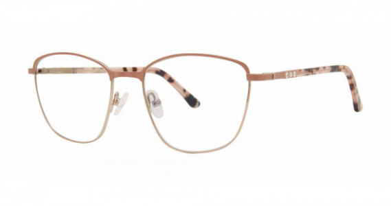 Genevieve SITUATION Eyeglasses, Taupe/Gold