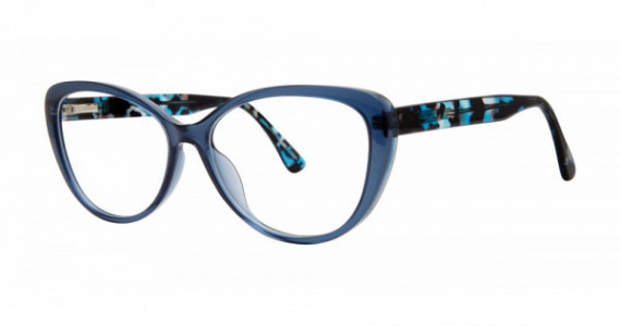 Modern Times ACQUAINTED Eyeglasses, Topaz/Blue Tortoise
