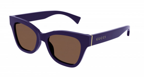 Gucci GG1133S Sunglasses, 002 - VIOLET with BROWN lenses