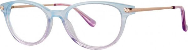 Kensie Hoodie Eyeglasses, Blue-Purple