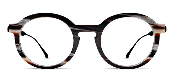 Thierry Lasry KINGDOMY Eyeglasses, Brown Horn