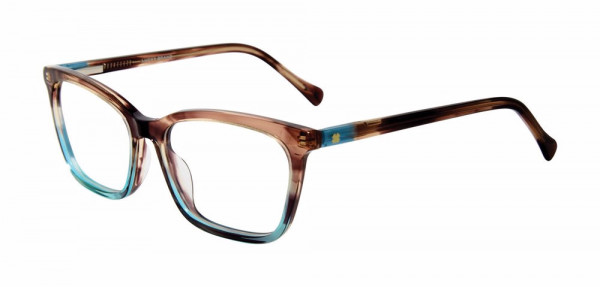 Lucky Brand VLBD732 Eyeglasses, BROWN/BLUE (0BRO)