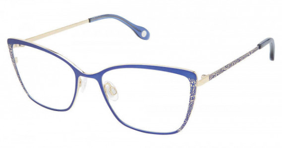 Fysh UK F-3693 Eyeglasses, M201-ATLAN BLUE GOLD