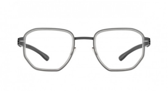 ic! berlin Hiro Eyeglasses, Gun-Metal-Sky-Grey