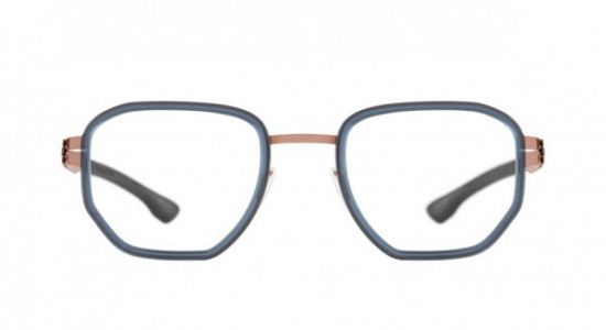 ic! berlin Hiro Eyeglasses, Shiny-Copper-Blue-Waters