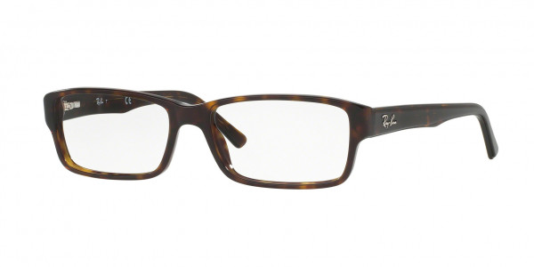 Ray-Ban Optical RX5169 Eyeglasses, 2034 BLACK ON TRANSPARENT (BLACK)
