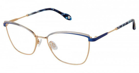 Fysh UK F-3697 Eyeglasses, S201-NAVY SKY BLUE