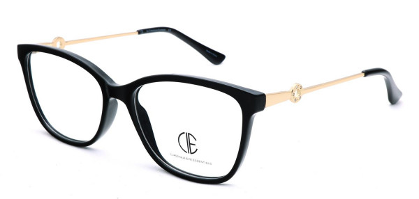 CIE CIE188 Eyeglasses, BLACK (1)