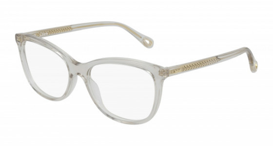 Chloé CH0013OA Eyeglasses, 003 - BEIGE with TRANSPARENT lenses