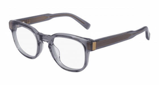 dunhill DU0003O Eyeglasses, 004 - GREY with TRANSPARENT lenses