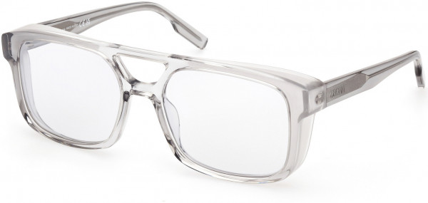 Ermenegildo Zegna EZ0209 Sunglasses, 20A - Shiny Transparent Light Grey / Photocromatic Silver