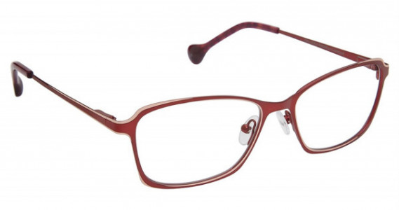 Lisa Loeb BELONG Eyeglasses, WINE/BLUSH (C4)