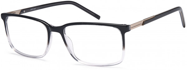 Grande GR 818 Eyeglasses, Black Clear