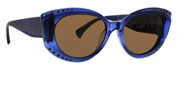 Badgley Mischka Frederique Sunglasses, Sapphire
