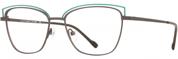 Scott Harris Scott Harris 832 Eyeglasses, 3 - Graphite / Turquoise