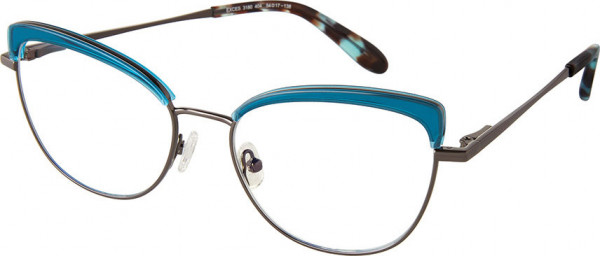 Exces EXCES 3180 Eyeglasses, 404 Blue-Gunmetal