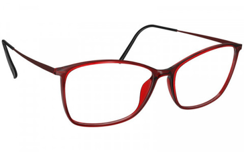 Silhouette Illusion Lite Full Rim 1607 Eyeglasses, 3040 Cyber Red
