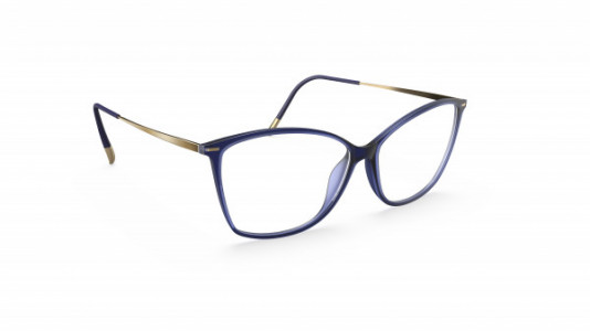 Silhouette Illusion Lite Full Rim 1607 Eyeglasses, 4530 Trusty Blue