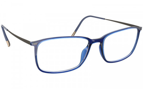 Silhouette Illusion Lite Full Rim 1607 Eyeglasses, 4560 Trusty Blue