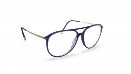 Silhouette Illusion Lite Full Rim 1607 Eyeglasses, 4630 Trusty Blue