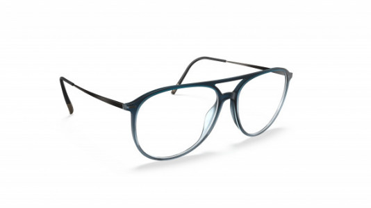 Silhouette Illusion Lite Full Rim 1607 Eyeglasses, 4760 Jiggle Denim