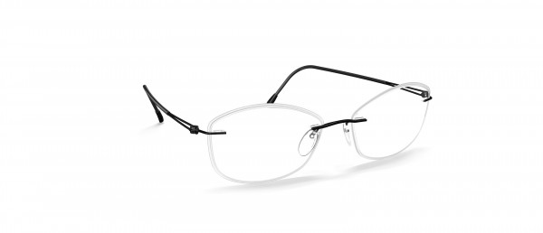Silhouette Lite Spirit Accent Rings JB Eyeglasses, 9040 Black