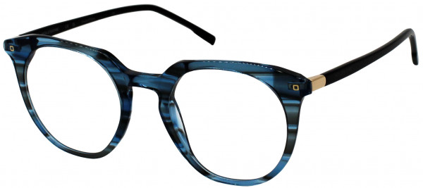 MOLESKINE MO 1170 Eyeglasses, 53-BLUE/BROWN STRIPE