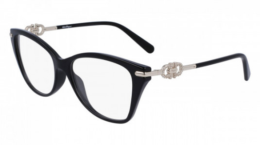 Ferragamo SF2937R Eyeglasses, (001) BLACK