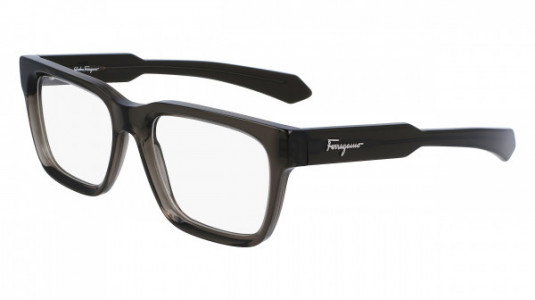 Ferragamo SF2941 Eyeglasses, (023) TRANSPARENT DEEP GREY
