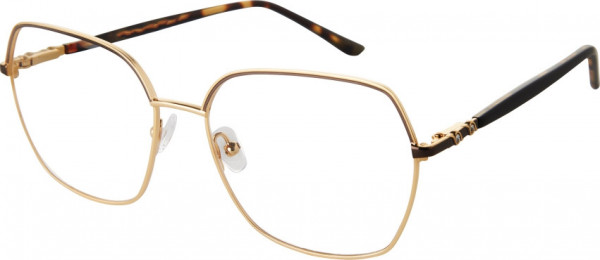 Exces PRINCESS 170 Eyeglasses, 103 BLACK-GOLD