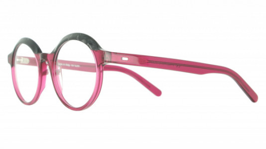 Vanni Spirit V1483 Eyeglasses, transparent burgundy/ black dama
