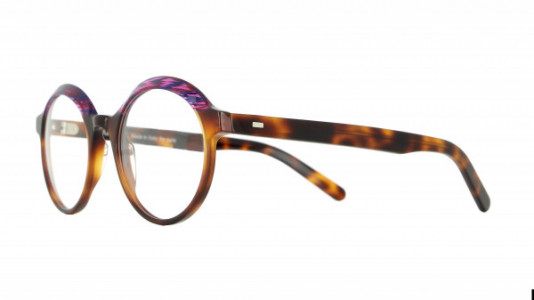 Vanni Spirit V1483 Eyeglasses, classic havana/violet blade detail
