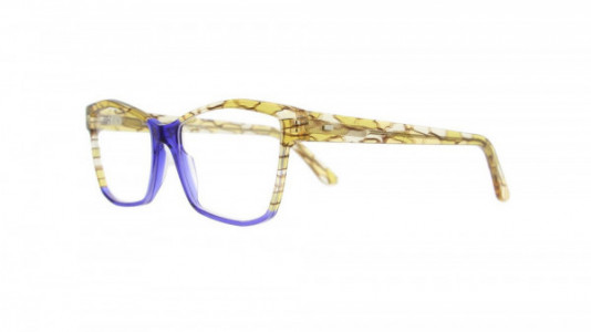 Vanni Spirit V1612 Eyeglasses, transparent purple/ yellow Macro