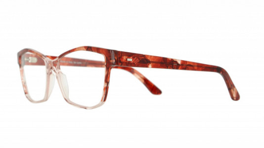 Vanni Spirit V1612 Eyeglasses, transparent pale pink/ red pattern