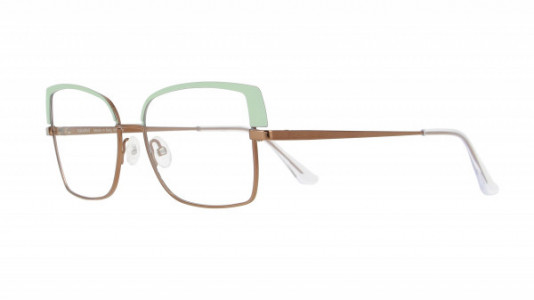 Vanni High Line V4214 Eyeglasses, matt green/ shiny copper
