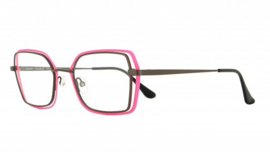 Vanni High Line V4404 Eyeglasses, matt brown/matt fuchsia