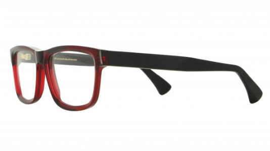 Vanni VANNI Uomo V2112 Eyeglasses, Transparent burgundy/black temple