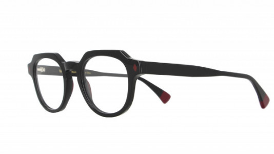 Vanni Re-Master V6613 Eyeglasses, black/burgundy details