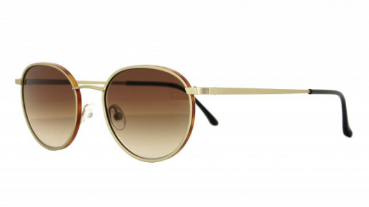 Vanni Re-Master VS660 Sunglasses, matt light gold/matt light havana rim