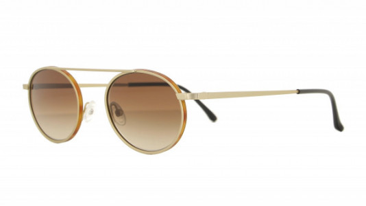 Vanni Re-Master VS661 Sunglasses, matt light gold/matt light havana rim