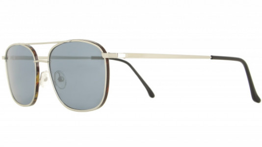 Vanni Re-Master VS667 Sunglasses, shiny silver with dark havana rim