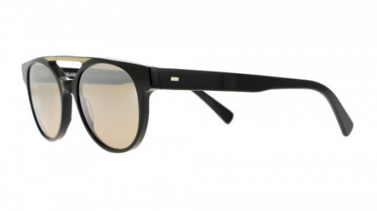 Vanni Spirit VS1319 Sunglasses, solid black/ iridescent gold detail