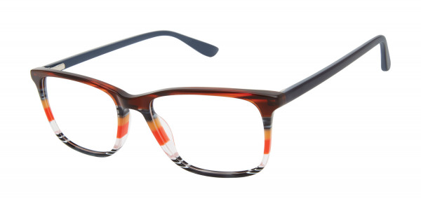Zuma Rock ZR018 Eyeglasses, Red Stripe (RED)