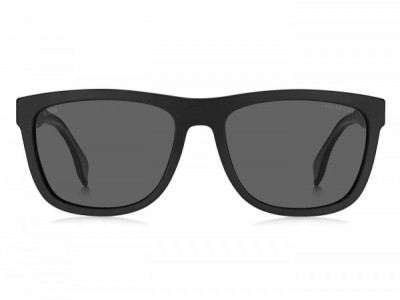 HUGO BOSS Black BOSS 1439/S Sunglasses, 0003 MATTE BLACK
