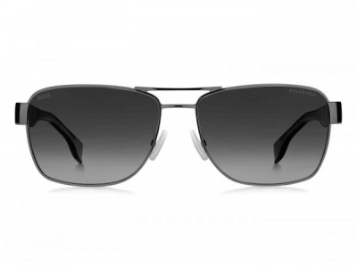 HUGO BOSS Black BOSS 1441/S Sunglasses, 0ANS BLACK RUTHENIUM