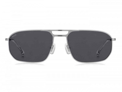 HUGO BOSS Black BOSS 1446/S Sunglasses, 0R81 MATTE RUTHENIUM