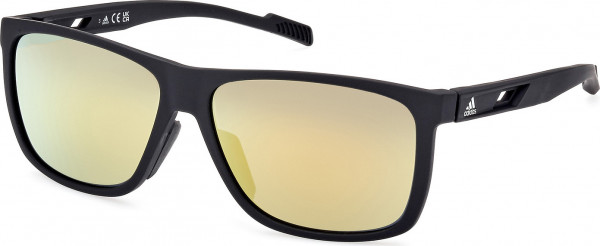 adidas SP0067 Sunglasses, 02G - Matte Black / Matte Black