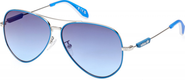 adidas Originals OR0085 Sunglasses, 92X - Matte Light Blue / Matte Light Blue
