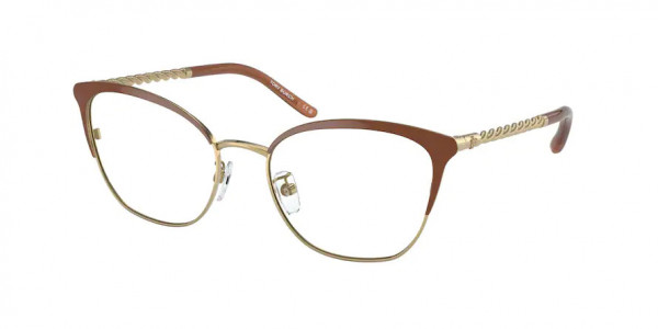 Tory Burch TY1076 Eyeglasses, 3342 SHINY GOLD / CAMEL (GOLD)