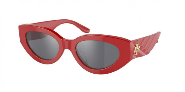 Tory Burch TY7178U Sunglasses, 18936V TORY RED GREY FLASH (RED)